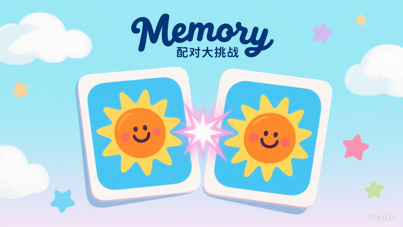 记忆翻牌 - 考验记忆力的配对游戏